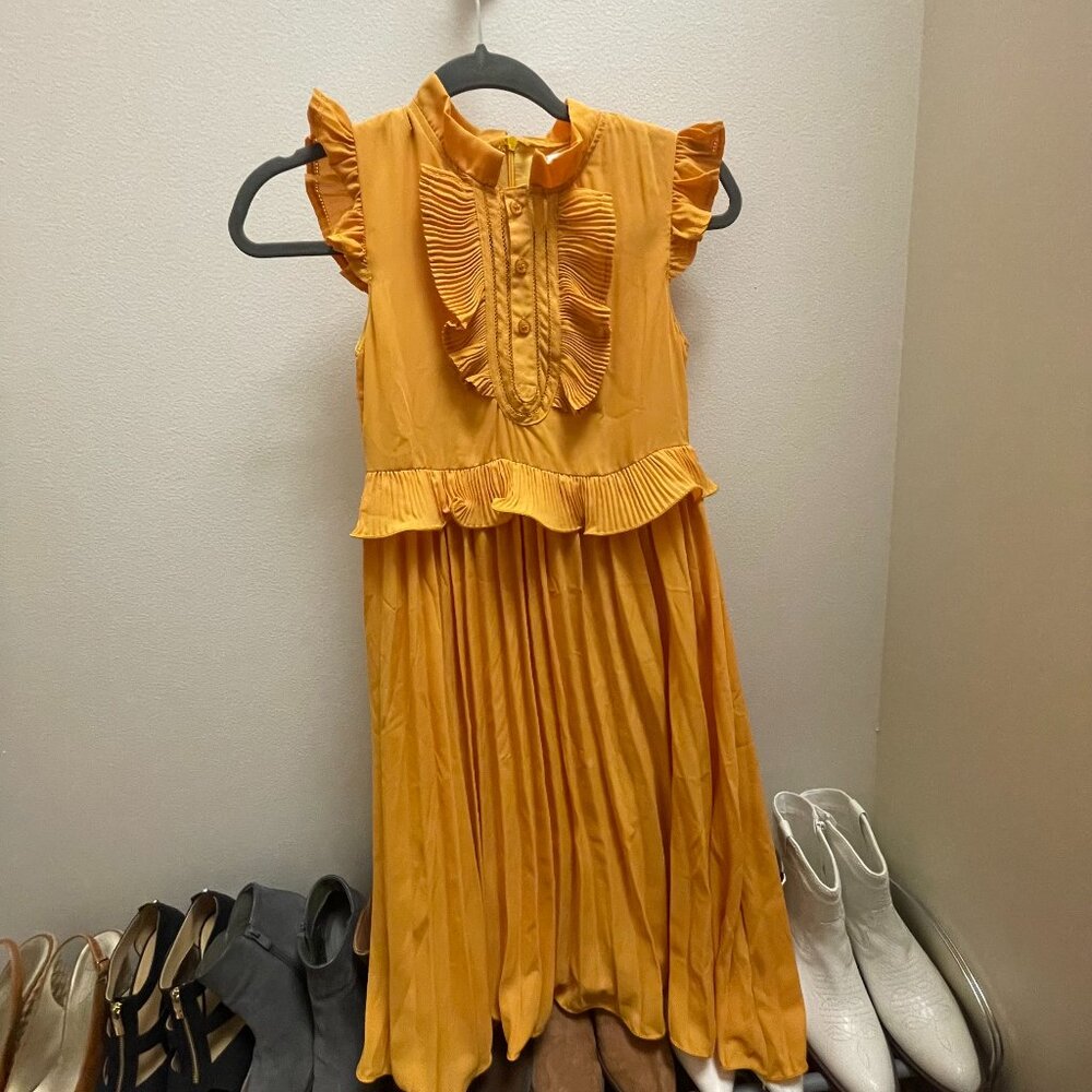 Trish Scully Mustard Dress